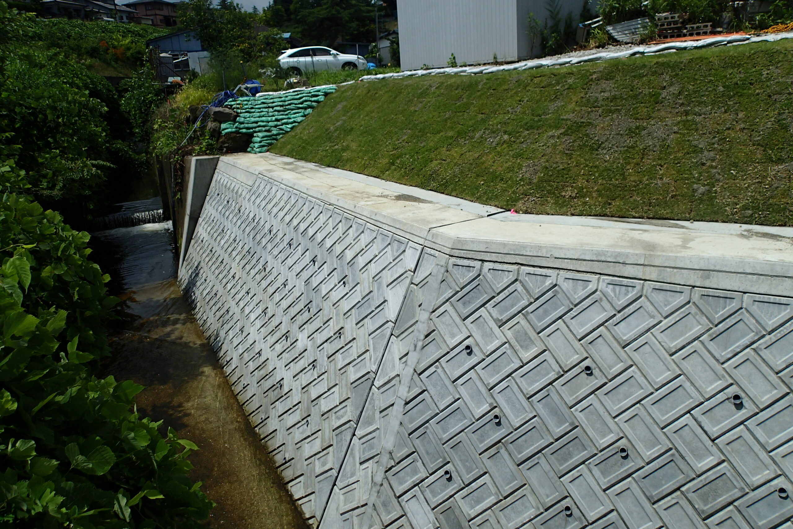 高柳川護岸工事